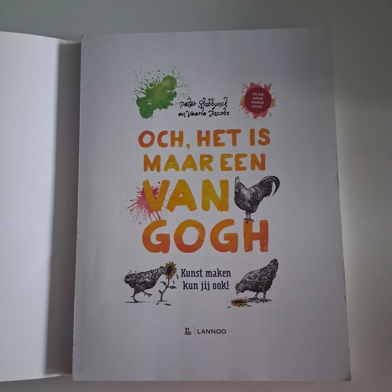 Livre pour enfants - Peter Slabbynck et Veerle Jacobs - Oh, ce n'est qu'un Van Gogh – photo 2